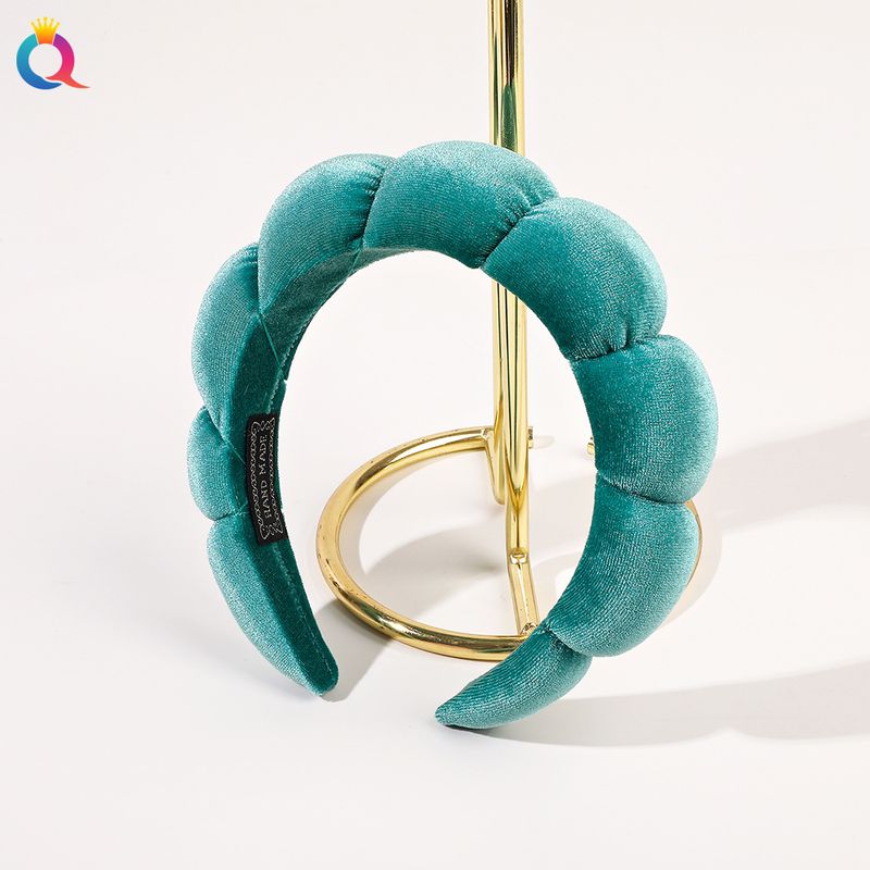 Fascia per capelli da spa - Fascia per capelli in spugna con morbida schiuma per chioma alta, trucco e cura della pelle_voghion.com