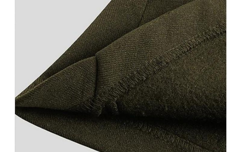 Pulse Foreign Trade Europe et Amérique Vente flash Cape Street Col montant Couleur unie Manches longues Coupe asymétrique Mode Homme_voghion.com