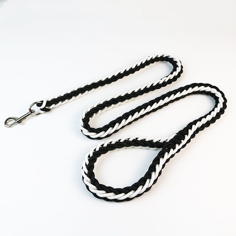 Single Square Rope Woven Eight-Strand For Golden Retrievers And Medium To Large Dogs, Pet Dog Walking Leash_voghion.com