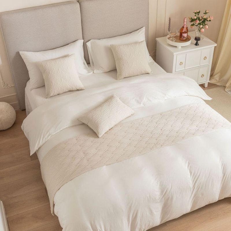 Nueva toalla de cama de terciopelo holandés con patrón de concha súper suave para hotel de alojamiento familiar_voghion.com