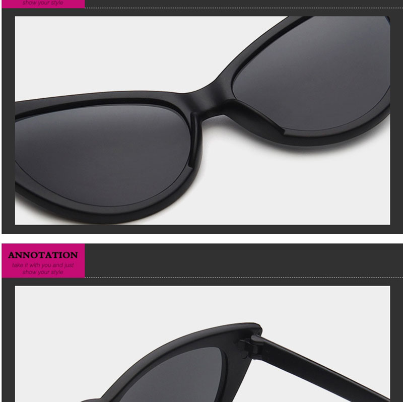 HKNA 2022 Vintage Cateye Occhiali da sole Donna Due dimensioni Occhiali da donna Occhiali di marca Donna Cat Eye Oculos De Sol Gafas uv400_voghion.com