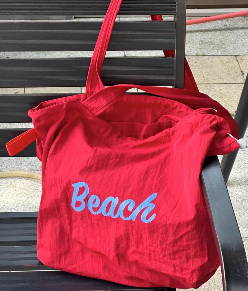 Damestassen Trekkoord Canvas Tas Tote Bag Commuter Handtas Schoudertas Grote Capaciteit Boodschappentas_voghion.com