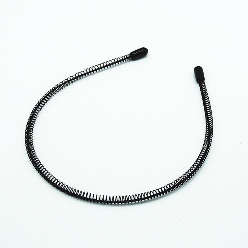 Zhuoxinder unisexe élastique Mrtal ondulé cerceau frange fixe Invisible Flexible Sports de plein air bandeau cheveux accessoires_voghion.com