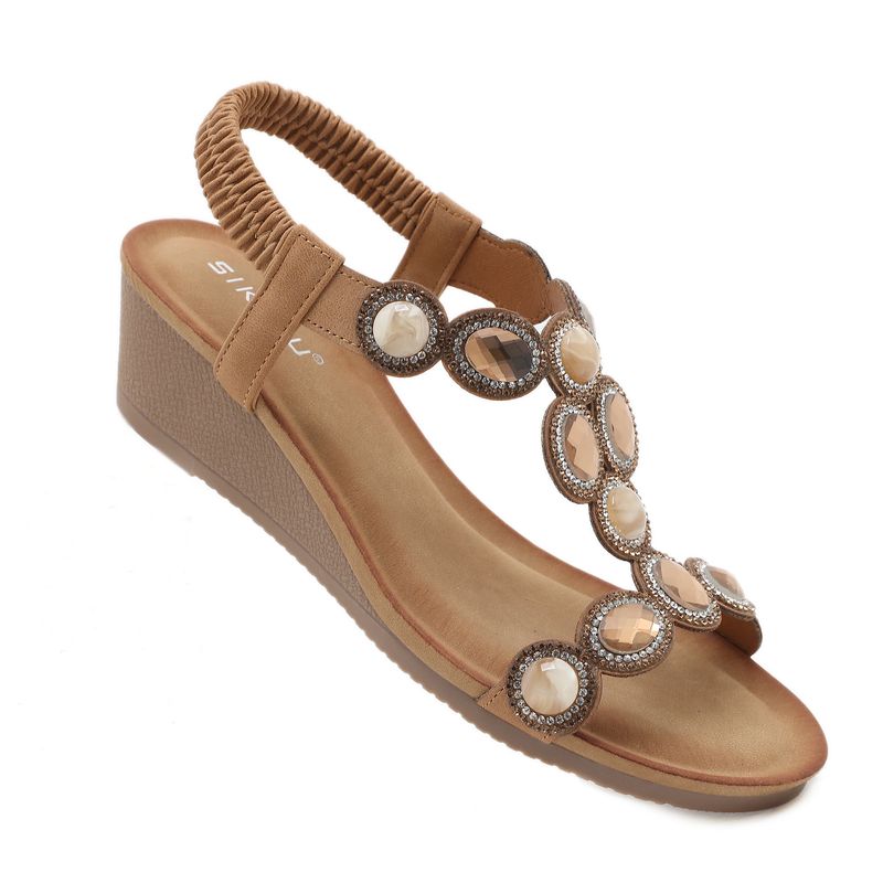 3217-2 Nuevas sandalias de tacón alto con diseño de diamante de agua Simia Storm Ethnic 2024_voghion.com