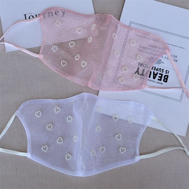 New Summer Tulle Mask Star Mask_voghion.com