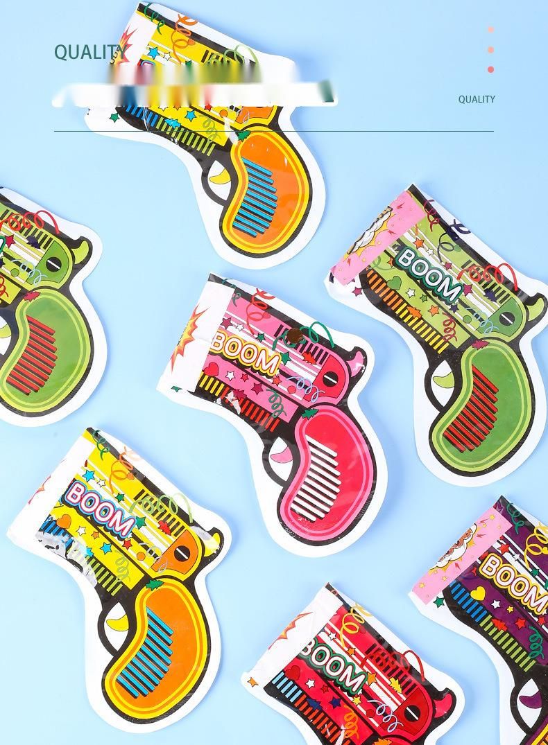 Pistola ad aria compressa automatica gonfiabile coriandoli glitterati compleanno laurea matrimonio apertura cannone portatile piccolo_voghion.com