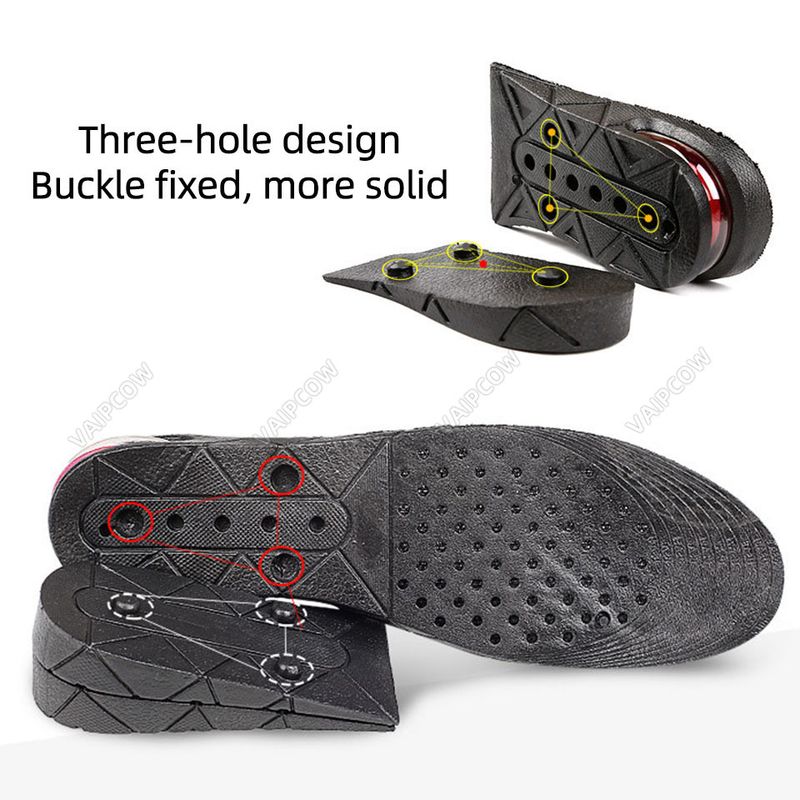 1 paire de semelles intérieures invisibles de 3 à 9 cm, coussinets réglables en hauteur pour talons de chaussures, inserts de soutien plus hauts, absorbants_voghion.com