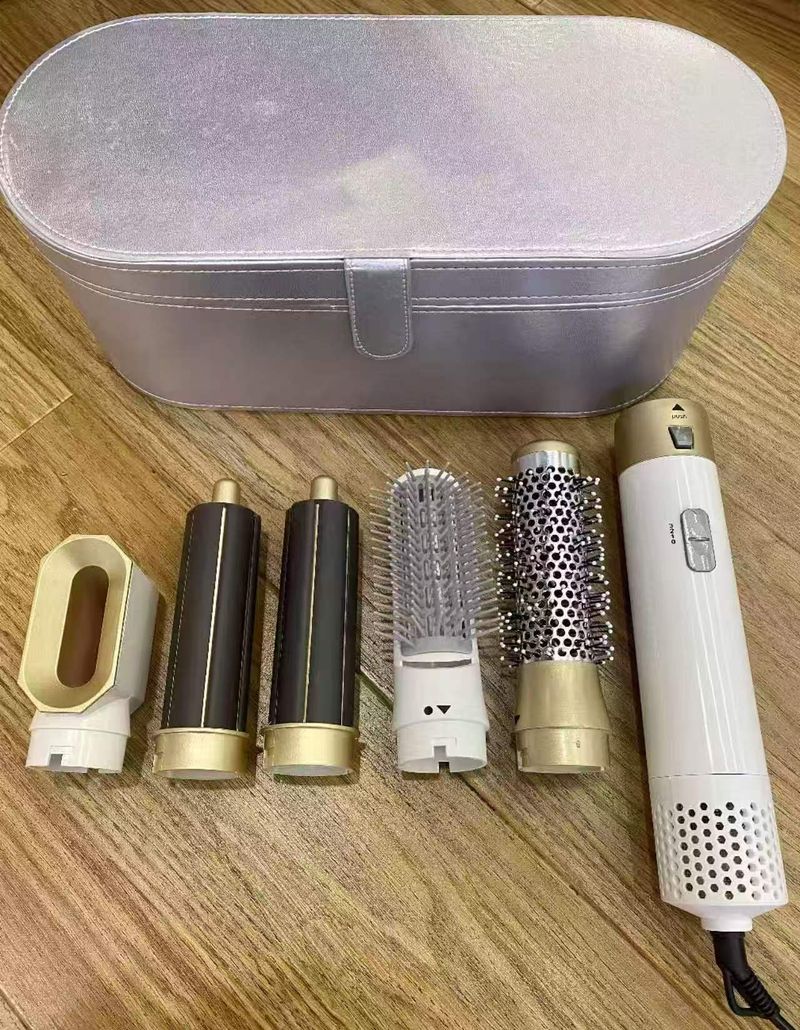 5-in-1-Haarstyler mit automatischem Keramik-Turmalin-Effekt – 10 Heizstufen, Doppelspannung (110 V – 240 V), für glattes und lockiges Haar (mehrere Farben)_voghion.com