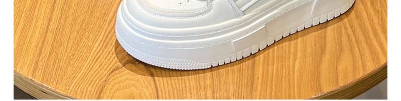 Echtes Leder weiße Schuhe für Frauen 2024 Frühling Damenschuhe neue weiße flache Schuhe dicke Sohle Erhöhung kleine Freizeitschuhe_voghion.com