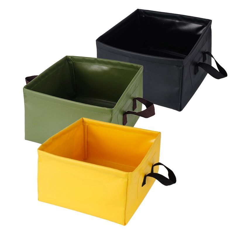 Secchio per lavare i piedi pieghevole da viaggio, portatile, per campeggio, pesca, autoguidato, per esterni_voghion.com
