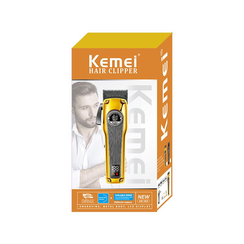 Kemei Km-1825 Héichleistung Professionelle Elektreschen Trimmer Kabellos Schneiden Hin Opluedbar Hoerschneider Männer Coiffeur_voghion.com