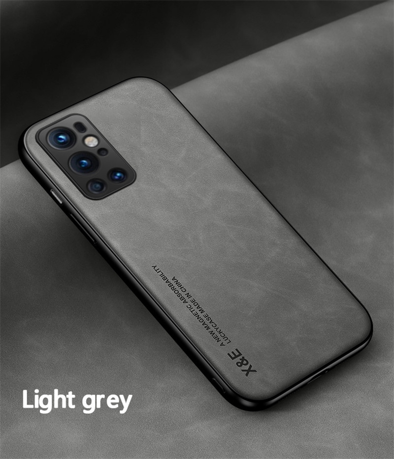 Custodia antiurto in pelle retrò di lusso per OnePlus 9 Pro 8 8T 7 7T Pro Nord One Plus 9 8 7 8T 7T con cornice in silicone morbido per telefono_voghion.com