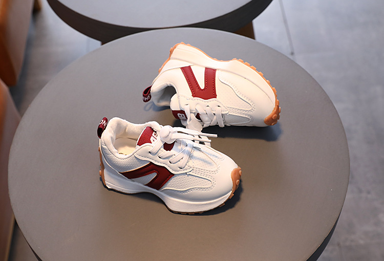 Autumn Children's Breathable Little White Boys' Soft Sole Anti slip Sports Girls' Fashion Single Shoes Baby_voghion.com