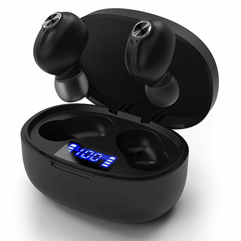 Słuchawki douszne Bluetooth 5.0 Wireless Stereo z etui ładującym_voghion.com
