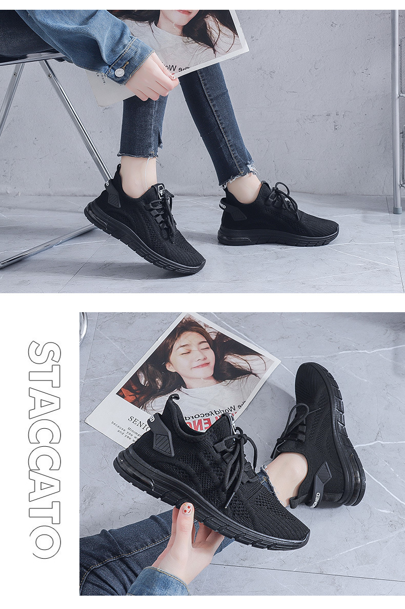 2023 Herbst neue Luftkissen-Fliegengewebe-Damenschuhe, grenzüberschreitende atmungsaktive Mesh-Schuhe, Sportstil, lässiger Schuhrand, Handelshit, 7701_voghion.com