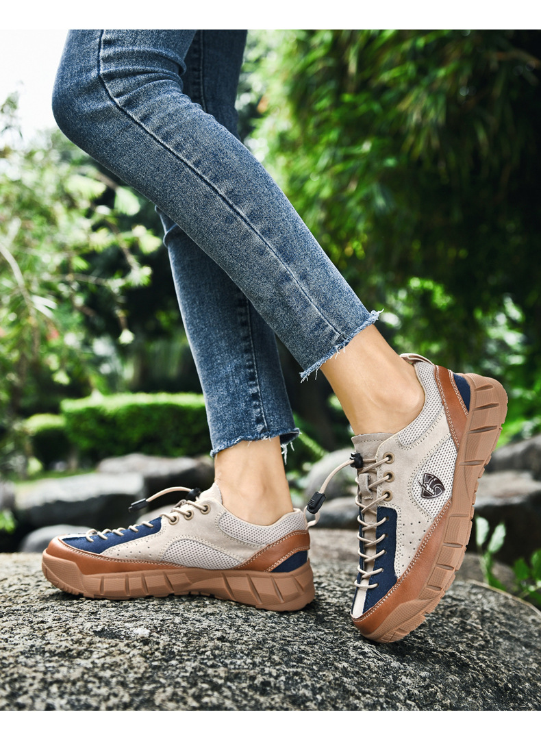 Leder-Reiseschuhe für Frühjahr und Sommer, neue leichte, atmungsaktive, rutschfeste, weiche Sohle, für Freizeit, Wandern, Sport, Wandern im Freien_voghion.com