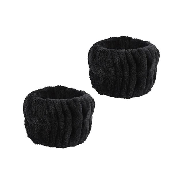 2 tk käepaela näo pesemiseks, pehme mikrokiust randme higipael, korduvkasutatav meigirätik, randmetüdrukute elastsed dušipaela peapaelad_voghion.com