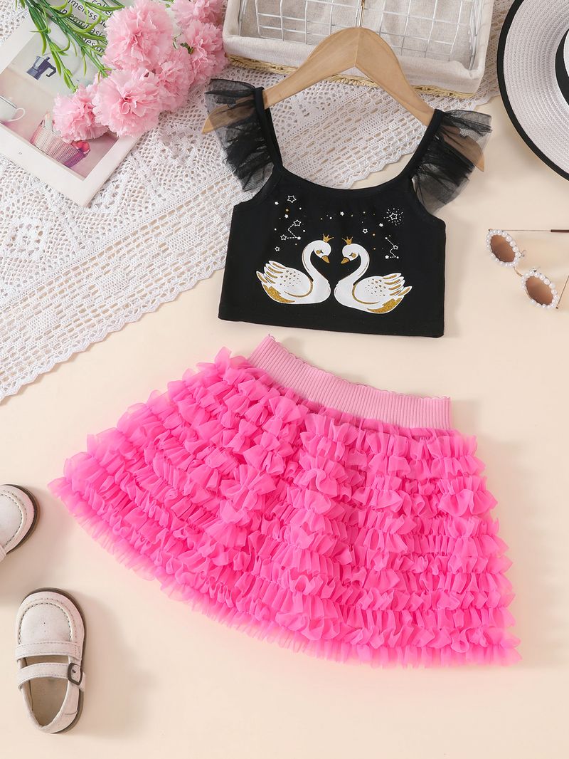 Abbigliamento per bambini Gonna per bambini Vestito estivo Nuova gonna tutù per bambina Principessa Gonna in garza soffice Gonna in rete per principessa Set_voghion.com