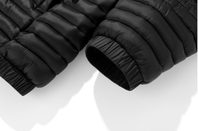 Giacca imbottita in cotone con costine e cappello rimovibile Round L da uomo, novità invernale_voghion.com