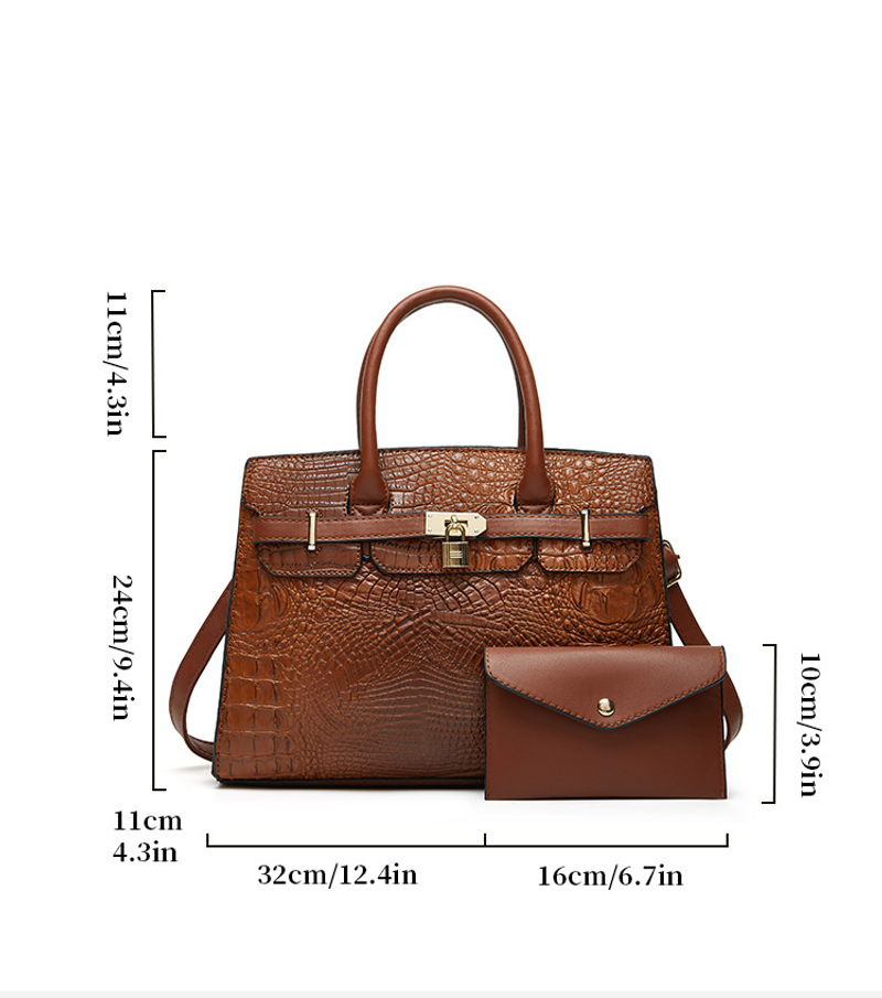 2024 Fabriktasche Neue Mode-Einkaufstasche Große Kapazität Umhängetasche Zweiteiliges Set_voghion.com