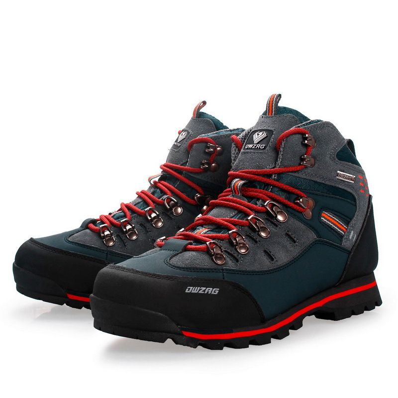 Erkekler Su Geçirmez Yürüyüş Botları Hafif Trekking Yürüyüş Ayakkabıları Güvenlik Köşebentli Botlar_voghion.com