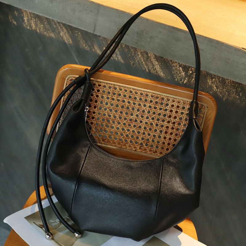 Borsa a tracolla in vera pelle, stile celebrità, monospalla, da donna, grande capacità_voghion.com