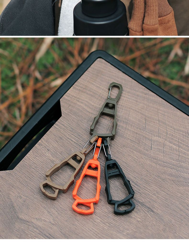 Guanti da esterno Nuovi leggeri in plastica anti-smarrimento con gancio a clip Strumenti di protezione del lavoro Forniture Campeggio Fuoco Gioco_voghion.com