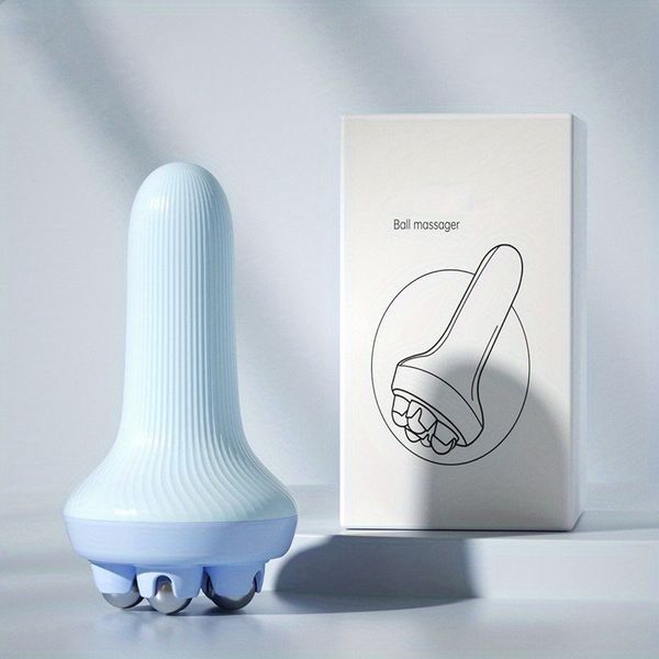 1 Handmassagegerät zur Muskelentspannung – Rollerball-Massagegerät für Rücken, Nacken, Füße, Waden, Beine – Tragbares Design für Entspannung unterwegs_voghion.com