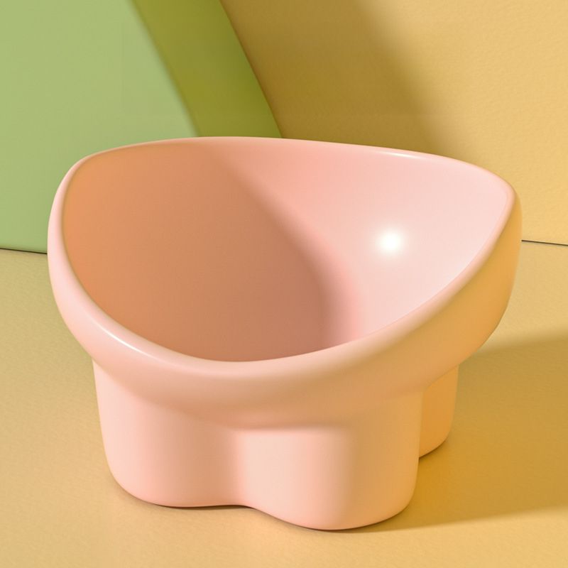 Ceramic Pet Elevated Neck Protection Cat Water Dog Food Bowl Supplies_voghion.com