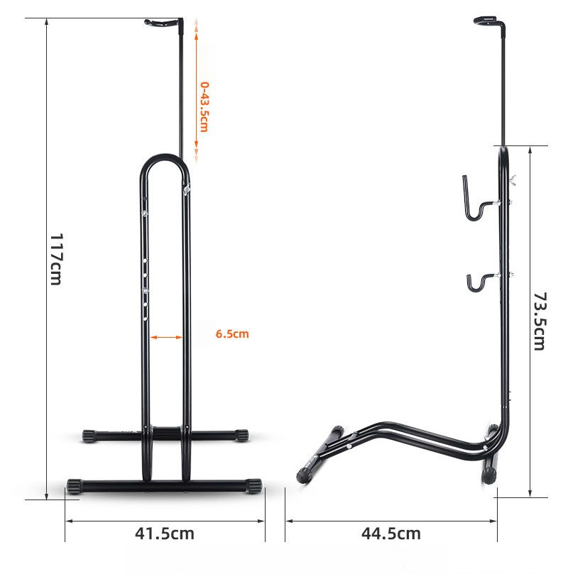 Support de réparation de sol multifonctionnel insérable pour présentoir de stationnement pour vélos d'intérieur réglable Xiqizhe_voghion.com