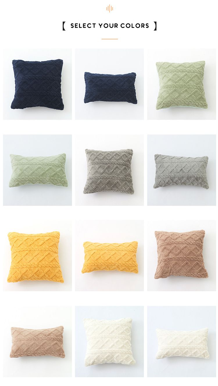 Plüss, bolyhos párnahuzat, rövid polár párnahuzat nappali kanapéhoz, 18x18-as dekoratív párna, lakberendezési párnahuzat_voghion.com