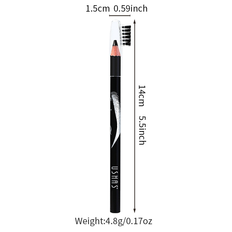 USHAS eyebrow pencil dye cream is long-lasting, waterproof, and not easy to fade. Eyebrow black_voghion.com