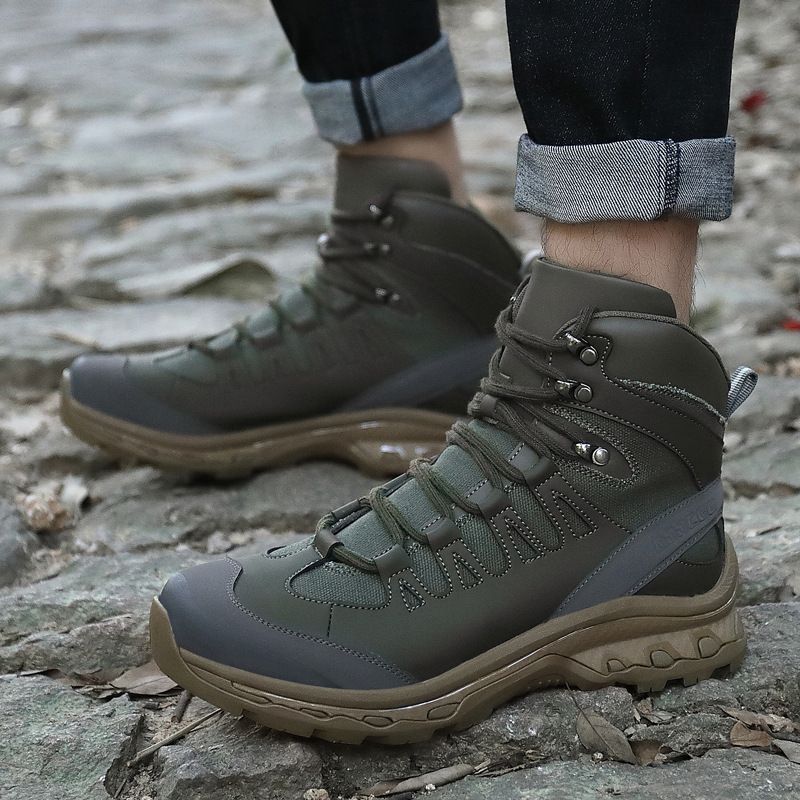 Wanderschuhe Atmungsaktive Leichte Wanderschuhe Outdoor-Langlaufschuhe Reiseschuhe Kampfstiefel Taktische Stiefel Plateau-Martin-Stiefel_voghion.com