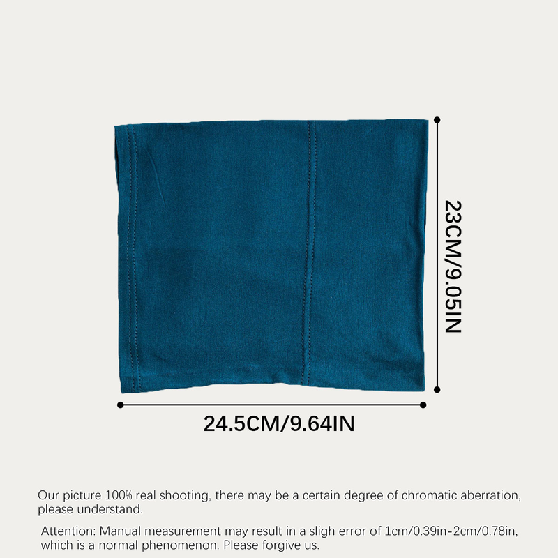 Gorro musulmán de algodón puro de color liso, con base de algodón mercerizado, elástico y transpirable_voghion.com