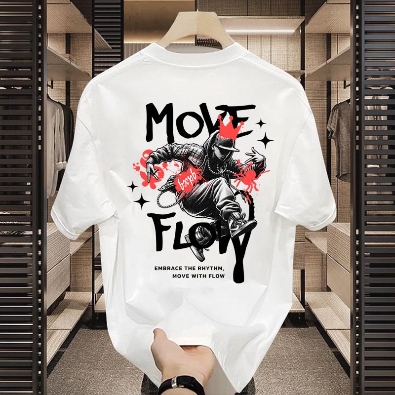 Helt ny sommer-T-shirt med korte ærmer og trendy tøj til mænd_voghion.com