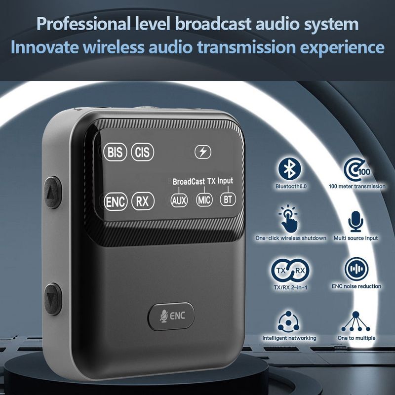 Auracast Audio LE AUDIO 150m Distance Bluetooth Broadcast One-to-Many Open System_voghion.com