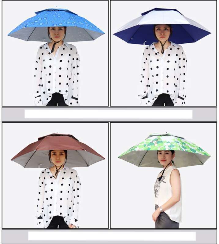 【 67000 Repurchases 】 Umbrella Fishing Outdoor Tea Picking, Sanitation, Sun Protection, Bamboo Hat, Umbrella, Folding_voghion.com