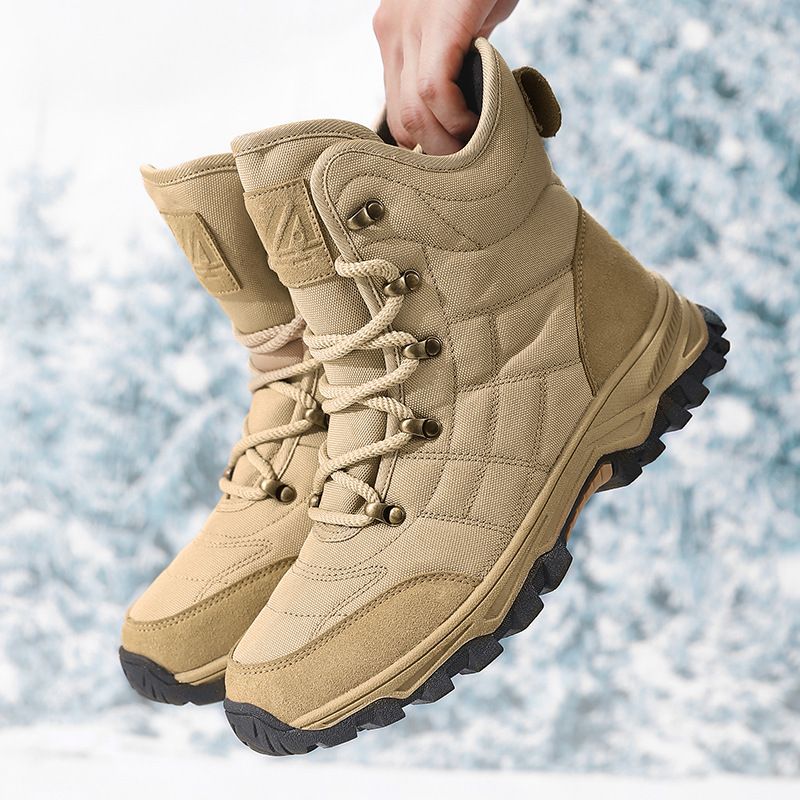 Stivali da neve da trekking spessi in cotone per esterni 2025, eleganti e versatili_voghion.com