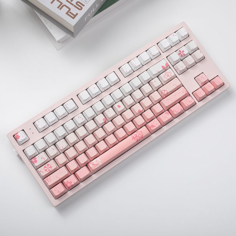 Jkdk Pink Transparent 87 104 Key Cap_voghion.com