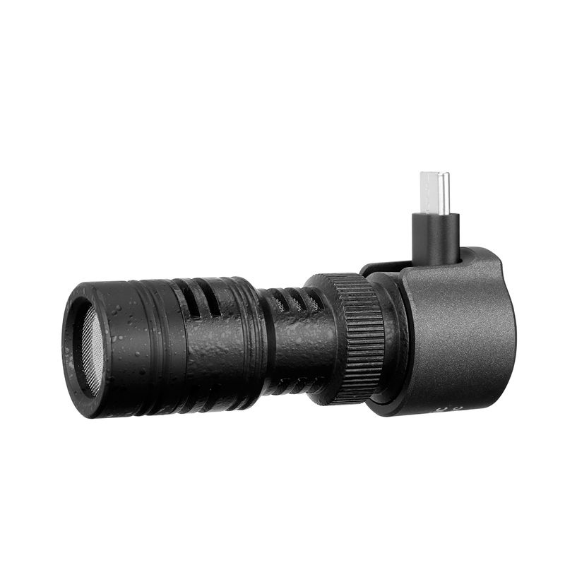 Saramonic SmartMic + Di/UC Type-C Directional Microphone With Foam Windscreen For IOS IPhone 13 11 7 Plus Android_voghion.com