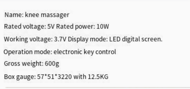 Cuscinetti riscaldanti intelligenti per il commercio estero transfrontaliero, articolazione elettrica per gambe, temperatura costante a infrarossi, impacco caldo per ginocchia_voghion.com