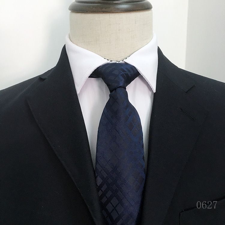 Cravatta scozzese britannica ad alta densità, camicia formale da uomo a quadri_voghion.com