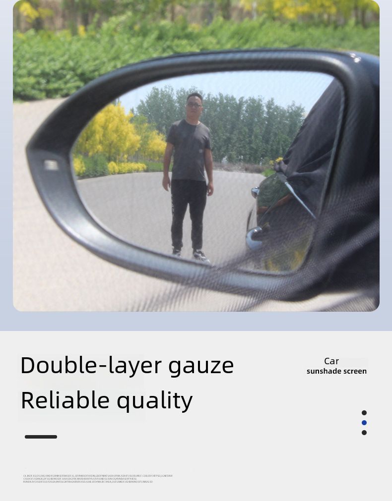 Auto päikesevari Päikesevari Päikese isolatsioon akna sääsevastane võrk Auto privaatsus auto varju sees auto külgkardin_voghion.com