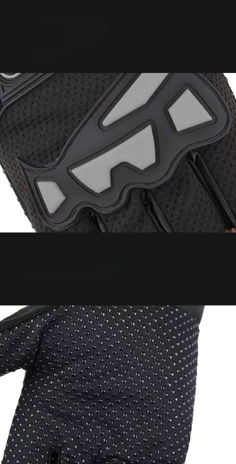 Taktische Halbfingerhandschuhe für Herren, Outdoor-Sport, Fitness, Klettern, rutschfest, verschleißfest, Fahrradhandschuhe, Ausrüstung für den Sommer_voghion.com