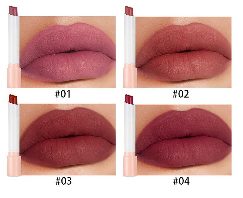 HANDAIYAN Matte Lipstick Cigarette - Shaped Lipstick Set - Long - Lasting, European And American Style, Non - Fading_voghion.com