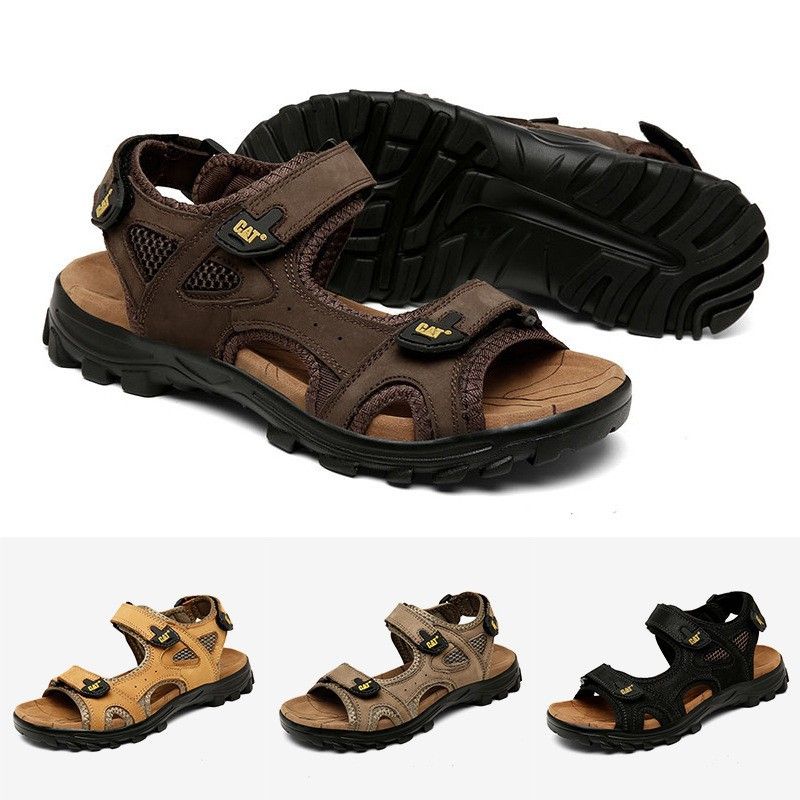 Große Größe C Karte AT Spezielle Haushaltsoberschicht Rindsleder Sommer Wandersandalen Offene Zehen Strandschuhe Für Männer_voghion.com