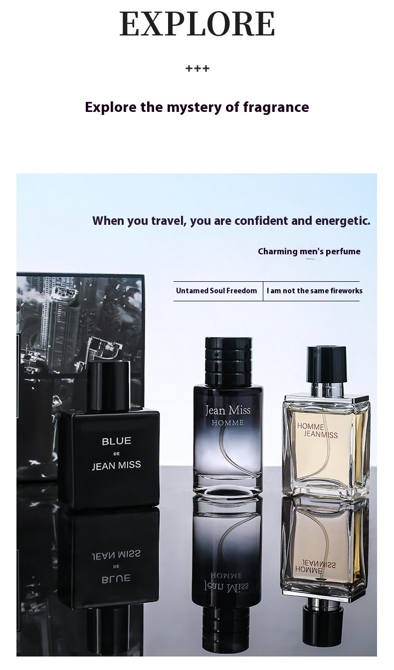 New Perfume City Yi Xiang Blue Men's Perfume Set Durable Eau De Toilette Land Mine Field Cross Border Vietnam Perfume_voghion.com