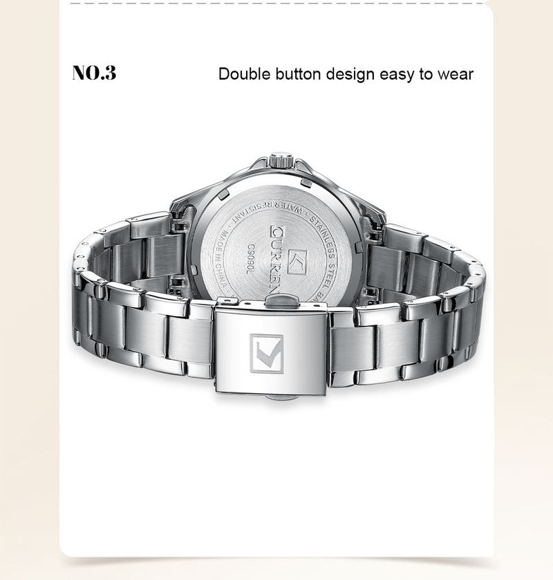 Elegant Women's Waterproof Quartz Watch With Small Round Dial, Casual Timepiece For Everyday Wear Fashion Quartz Watch Couple Women's Watch_voghion.com