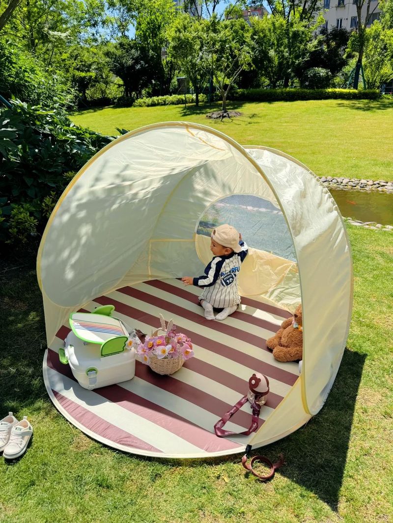 【 10000 People Collection 】 Beach Outdoor Camping, No Need To Set Up Tents, Indoor Children's Picnic Mats, Automatic_voghion.com