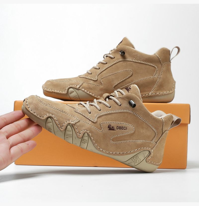 High-top Large-size Women's Shoes First-layer Leather Women's Martin Boots Short Boots Sports And Leisure Shoes Versatile Leather Boots_voghion.com